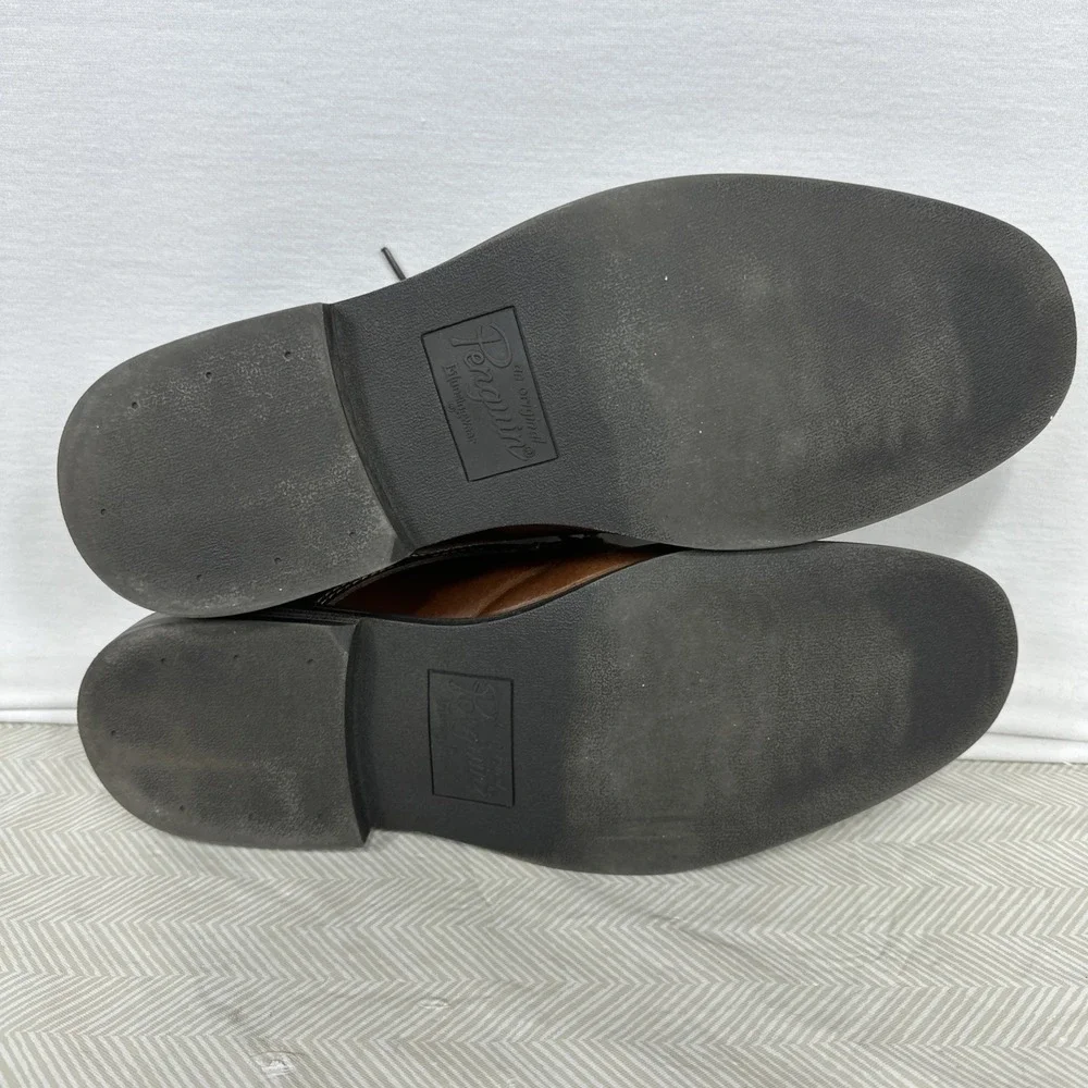 Original Penguin by Munsingwear Dress Shoes Mens 12 Westley Oxford Brown Leather